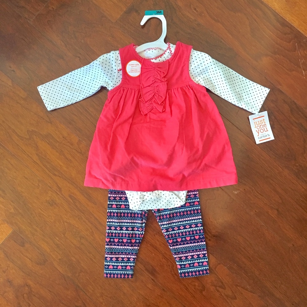 Carter's - New with Tags Girl's Outfit - 3m